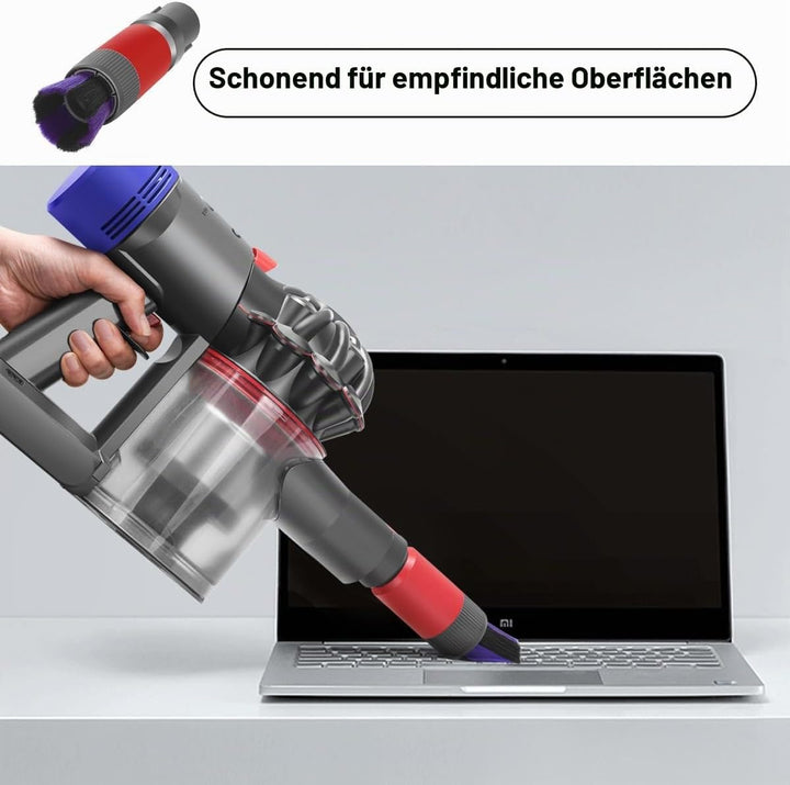 Kratzfreie Staubbürste für Dyson V15 V12 V11 V10 V8 V7 Gen5 Staubsauger, Ersatz Weiche Bürste Aufsat
