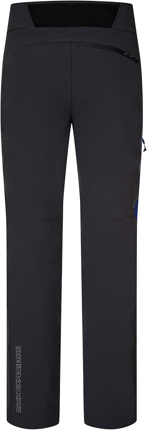 Rock Experience Herren Pants Bongo Talker S 1323 Ebony+1292 Surf The Web, S 1323 Ebony+1292 Surf The