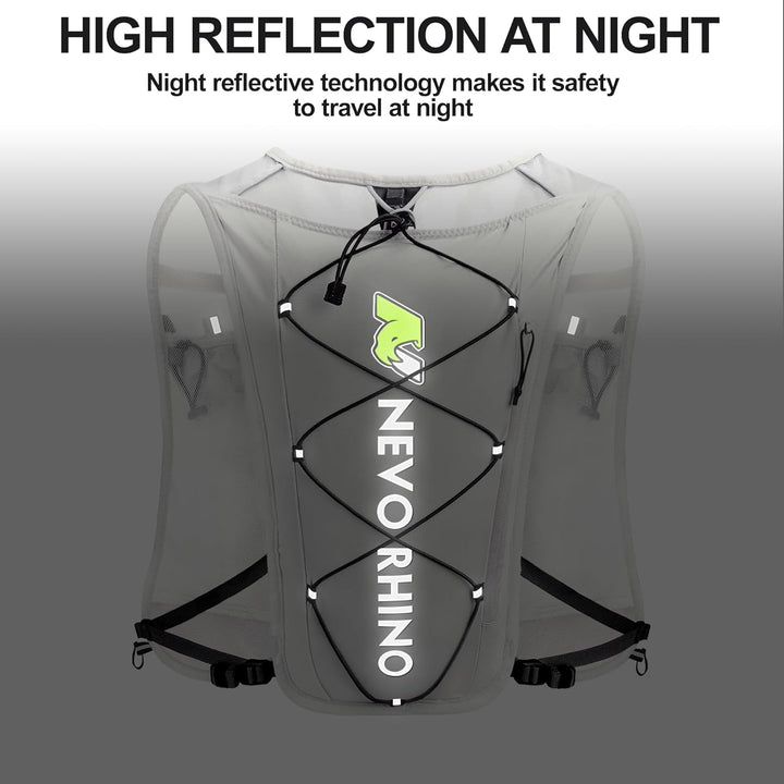 Running Hydration Vest, 5.5L Running Vest for Women Men with 2L TPU Water Bladder,Hydration Backpack