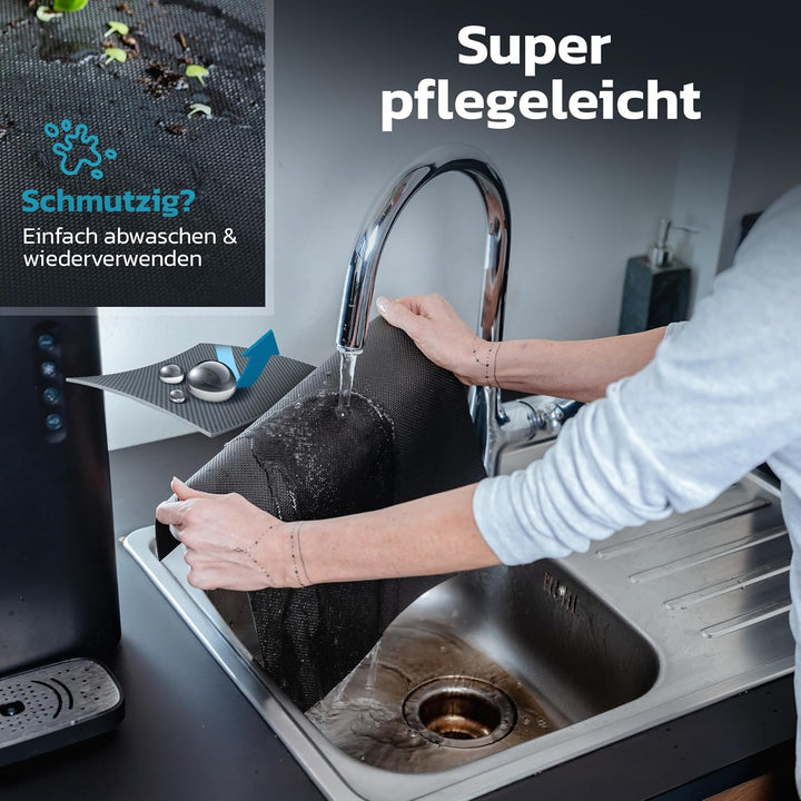 TRIBURG Universal Anti Rutsch Schmutzmatte 120x100cm Zuschneidbar und Wasserdicht - Kofferraummatte