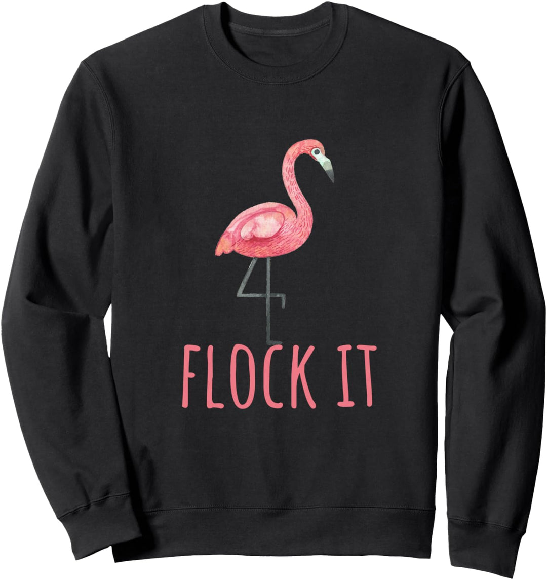 Flamingo Geschenk Herde es Sweatshirt