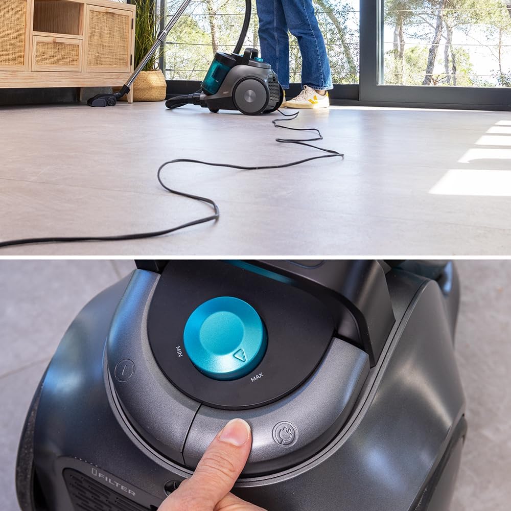 Cecotec Bodenstaubsauger Conga Rockstar Cyclonic Pro. 900 W, 19 kPa, 2,5 L Behälter, Leistungsregler