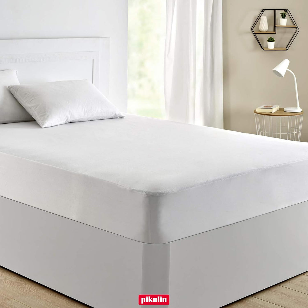 Pikolin Home - Extra weicher Frottee-Matratzenschoner (100 % Baumwolle) mit wasserdichter und atmung