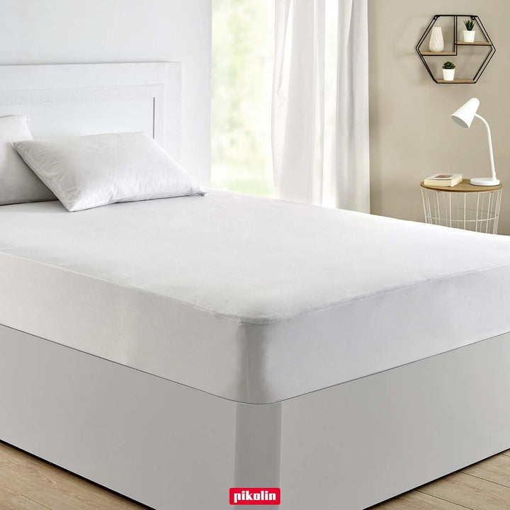Pikolin Home - Extra weicher Frottee-Matratzenschoner (100 % Baumwolle) mit wasserdichter und atmung
