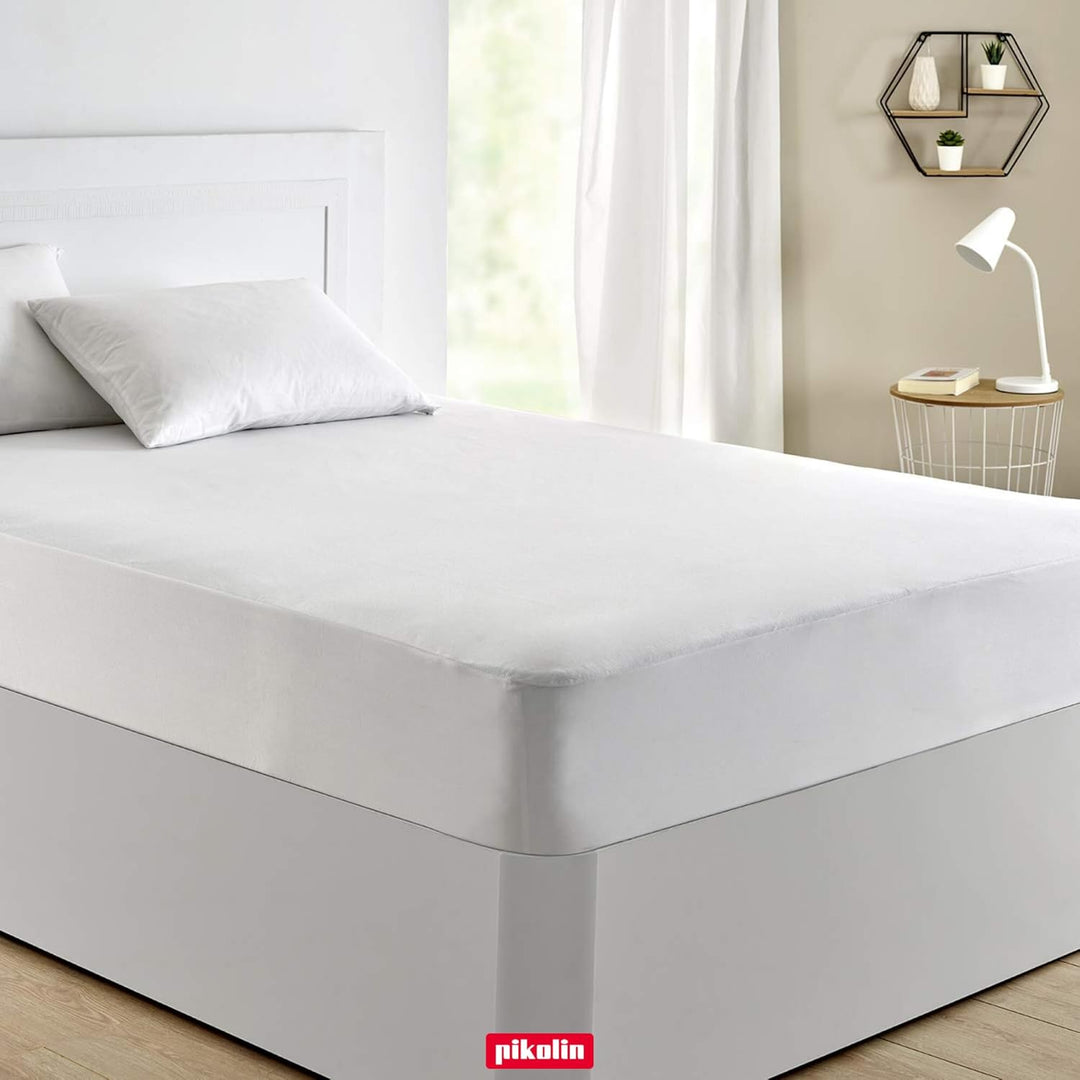 Pikolin Home - Extra weicher Frottee-Matratzenschoner (100 % Baumwolle) mit wasserdichter und atmung