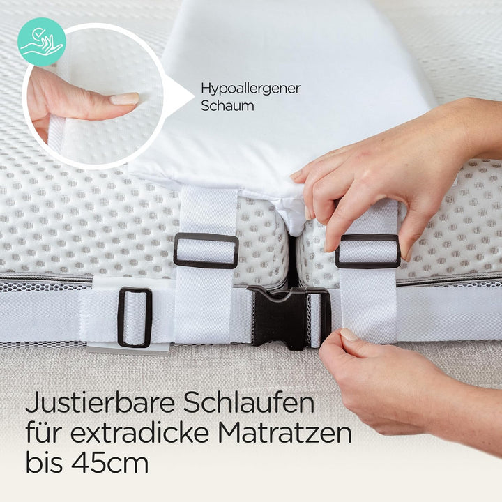 Liebesbrücke XXL [200x30cm] für Matratzen - Matratzenverbinder für Boxspringbett Ritzenfüller für Be