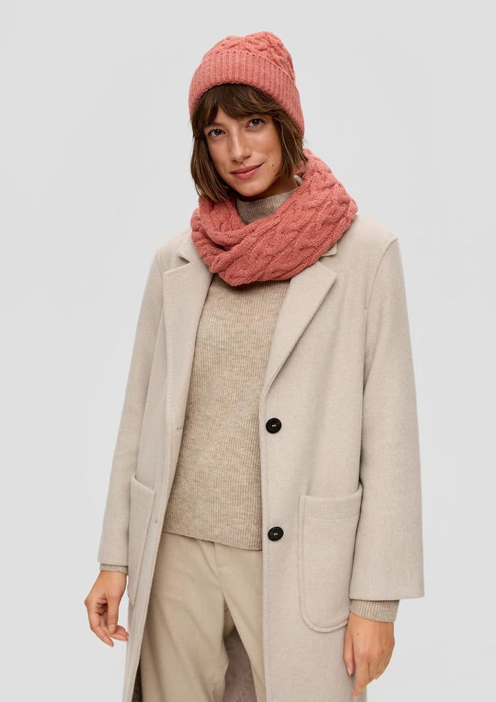 s.Oliver Damen Mütze Einheitsgrösse Orange, Einheitsgrösse Orange