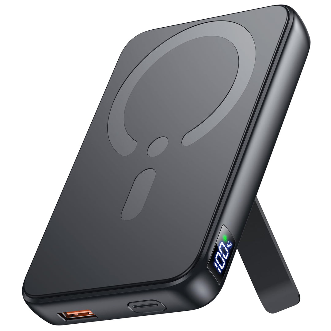 Powerbank für Magsafe, Magnetische Power Bank 12000mAh mit PD 22.5W, Schnellladung Kabelloses Powerb