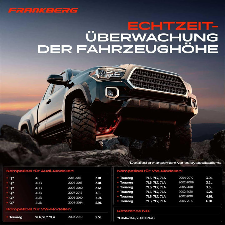 Höhensensor Niveauregulierung Vorne rechts für Q7 4LB 4L T-o-u-a-r-e-g 7L6 7L7 7LA 2002-2015 7L06162