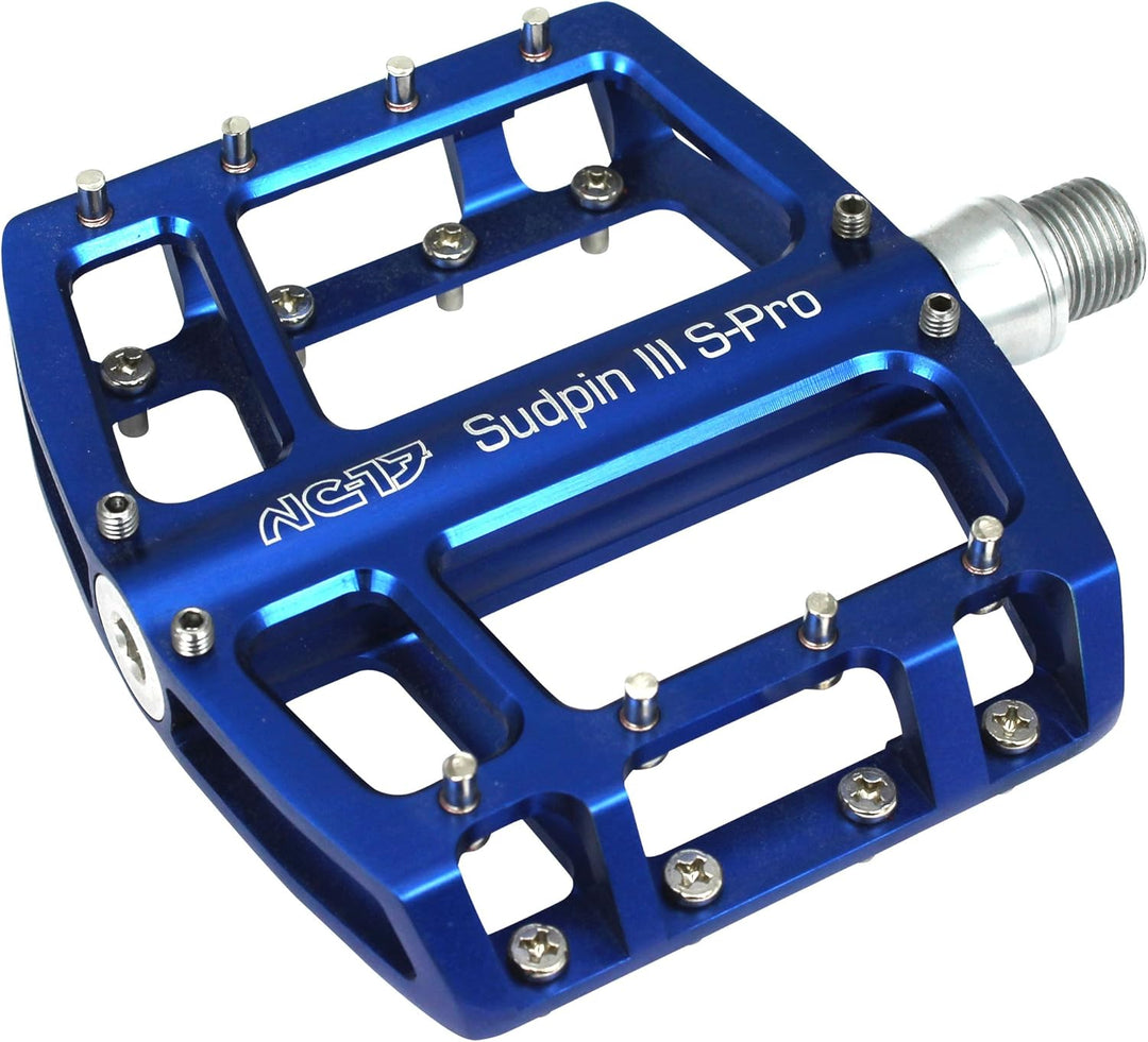 NC-17 Sudpin III S-Pro Aluminium Plattform Pedale | Fahrrad Pedale MTB und BMX | Dirt und Freeridest