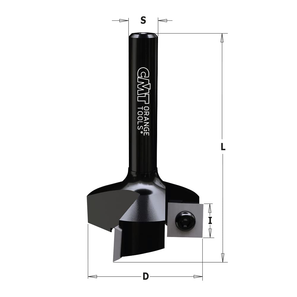 CMT ORANGE TOOLS 663.007.11 Fräser zum Backen C/Messer HW Z3 S=8x38 D=35x10.5x60 DX