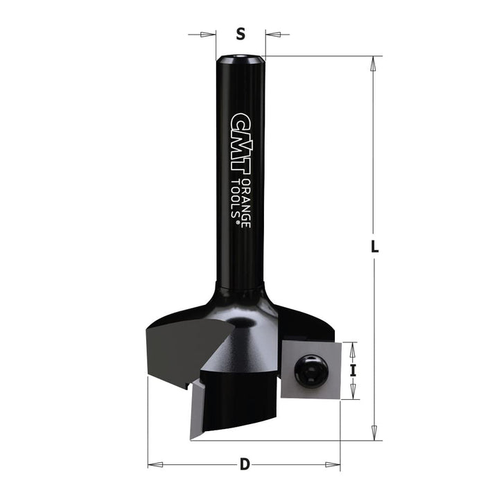 CMT ORANGE TOOLS 663.007.11 Fräser zum Backen C/Messer HW Z3 S=8x38 D=35x10.5x60 DX