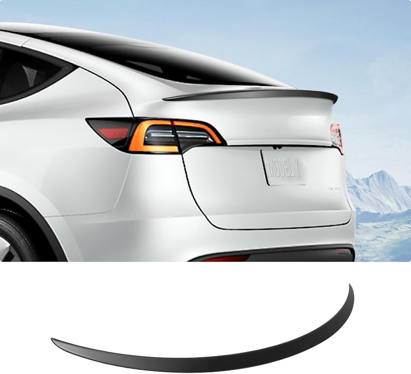 BASENOR Tesla Model Y Spoiler ABS Mattschwarzer Performance-Spoiler 2024 2023 2022 2021 Model Y Matt