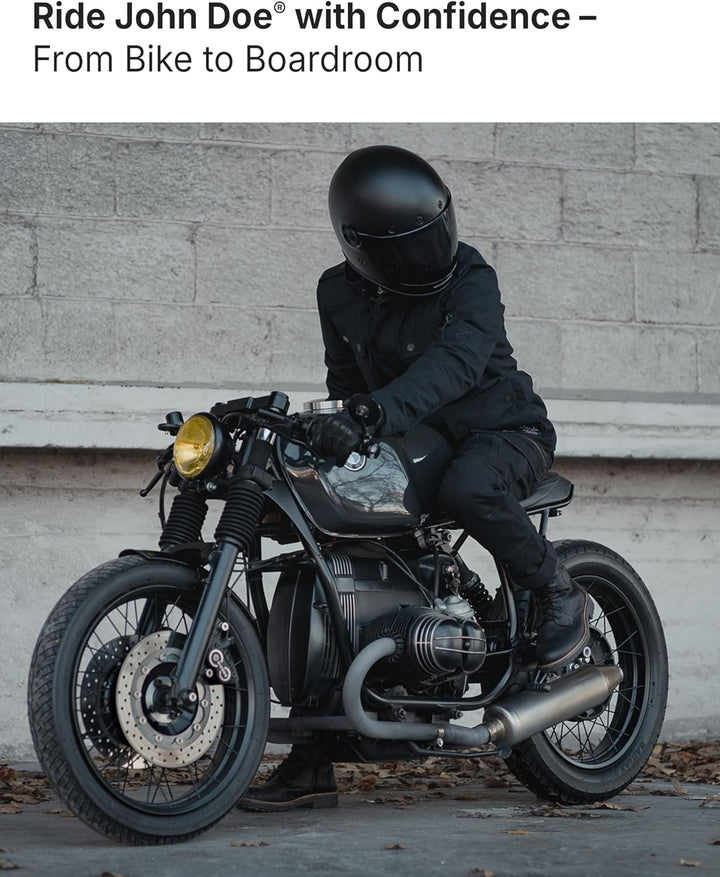 John Doe Herren Defender Motorradhose (1er Pack) 28W / 32L Schwarz, 28W / 32L Schwarz