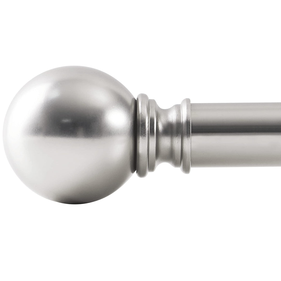 NICETOWN Gardinenstange Ausziehbar 182-365 CM Vorhang Stangen mit Runden Endstücken Curtain Rod für