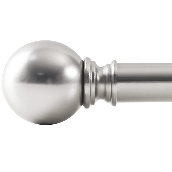 NICETOWN Gardinenstange Ausziehbar 182-365 CM Vorhang Stangen mit Runden Endstücken Curtain Rod für