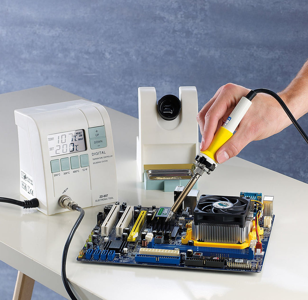 AGT Profi Lötstation: Digitale Premium-Lötstation mit elektronischer Temperatur-Steuerung (Lötgeräte