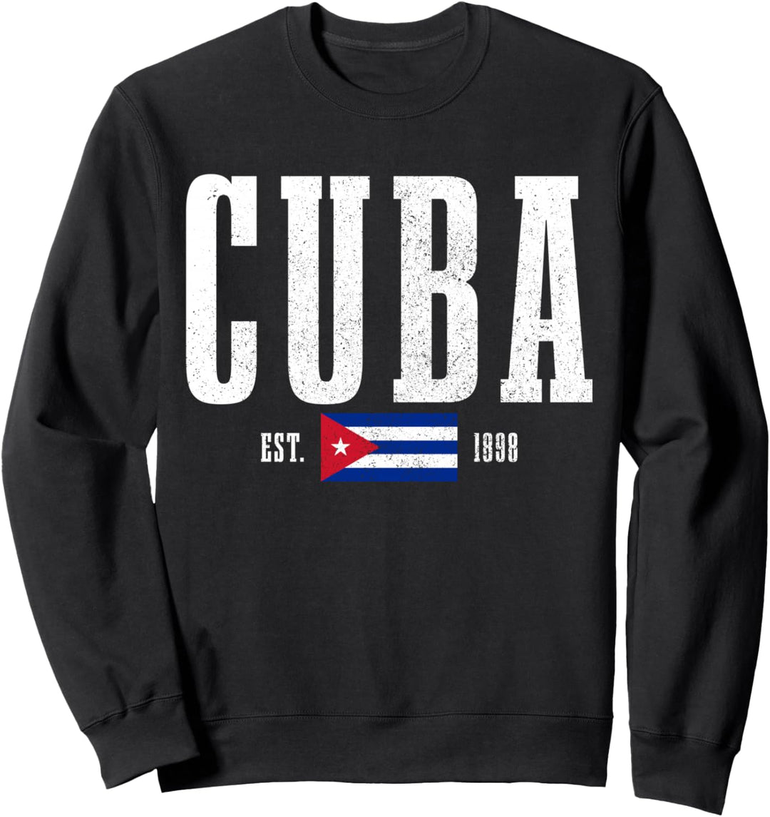 Kuba Est. 1898 Karibik Kubanisches Sweatshirt