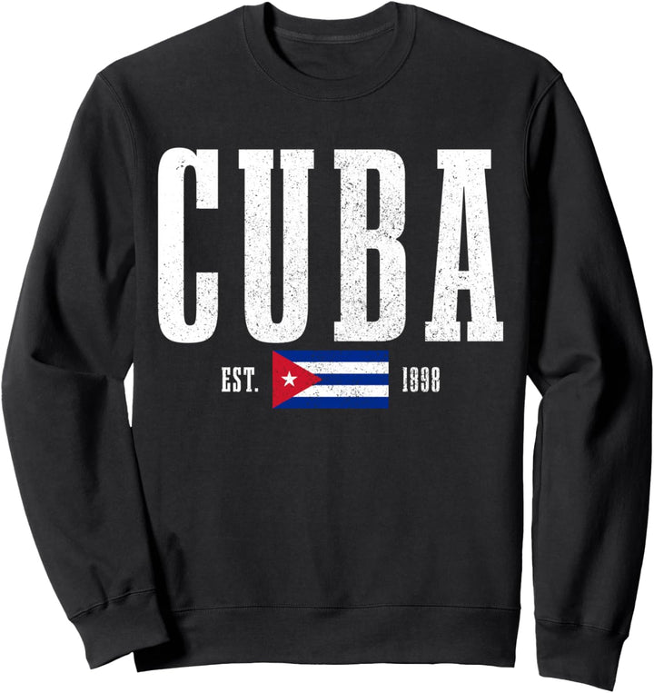 Kuba Est. 1898 Karibik Kubanisches Sweatshirt