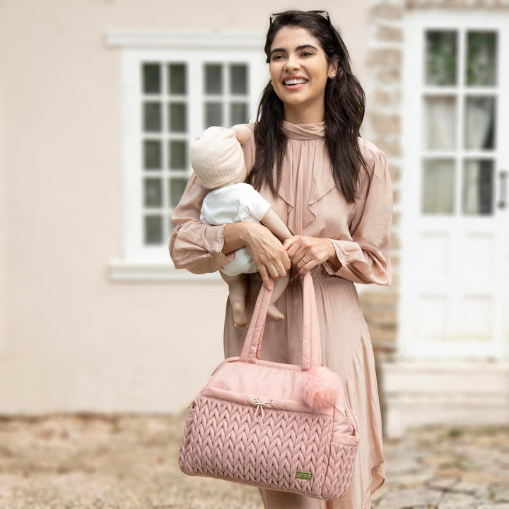 Wickeltasche, Baby-Reise-Organizer (Beige) Dusty Rose, Dusty Rose