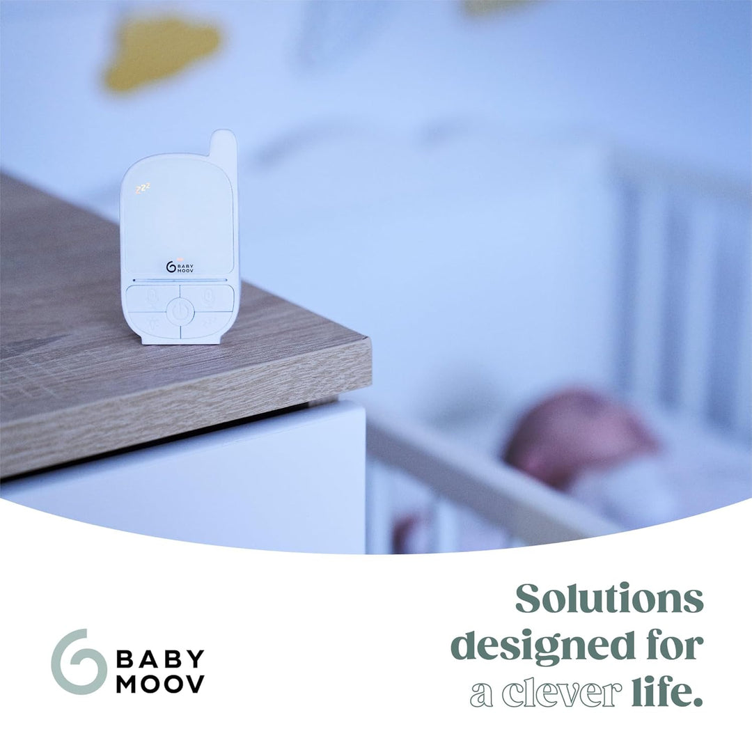 Babymoov Babyphone Handy Care - Sleep Technology, Nachtlicht, Gegensprechfunktion, 500m Reichweite