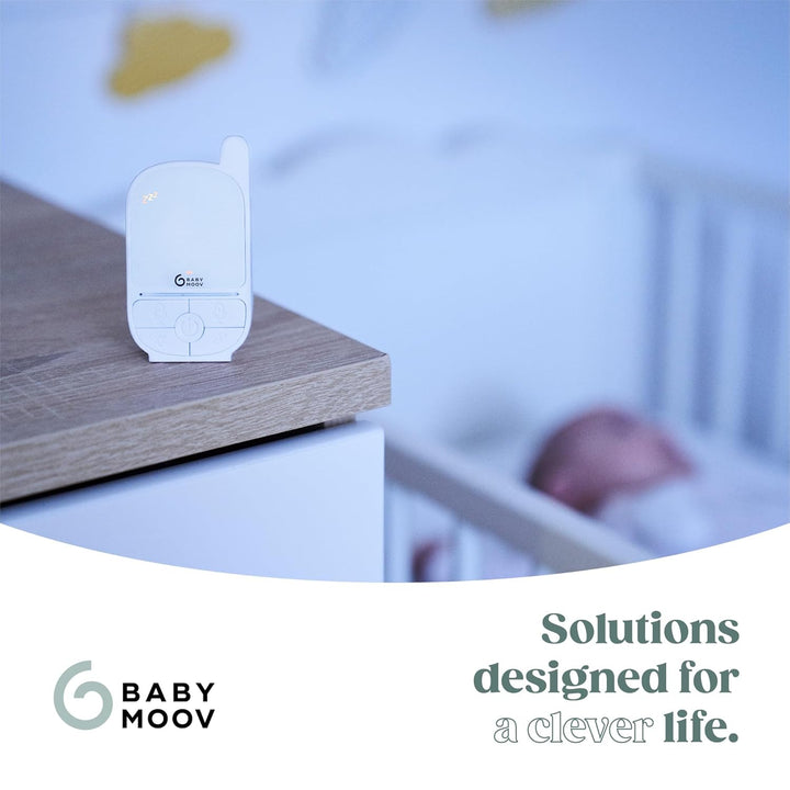 Babymoov Babyphone Handy Care - Sleep Technology, Nachtlicht, Gegensprechfunktion, 500m Reichweite