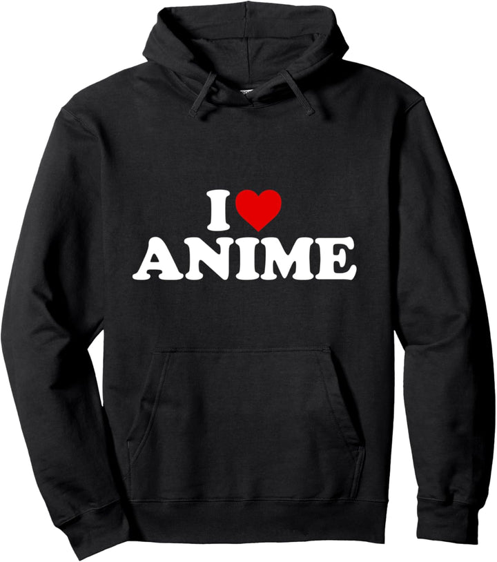 I Love Anime – Herz Pullover Hoodie