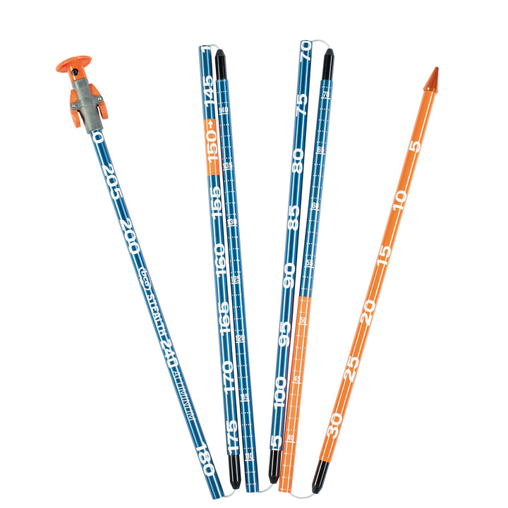 K2 Unisex – Erwachsene Stealth 240 Lawinensonde, Blue, 1SIZ