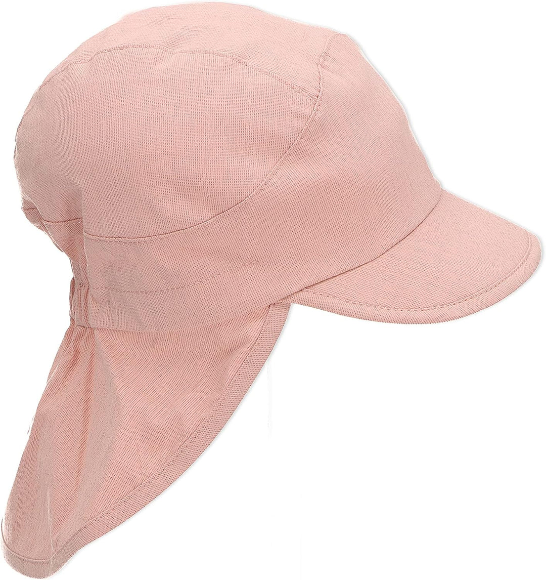 Sterntaler Mädchen Schirmmütze mit Nackenschutz Glace Sonnenhut 49 zartrosa, 49 zartrosa