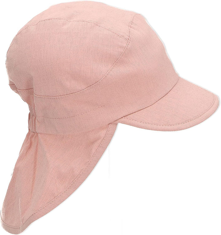 Sterntaler Mädchen Schirmmütze mit Nackenschutz Glace Sonnenhut 49 zartrosa, 49 zartrosa