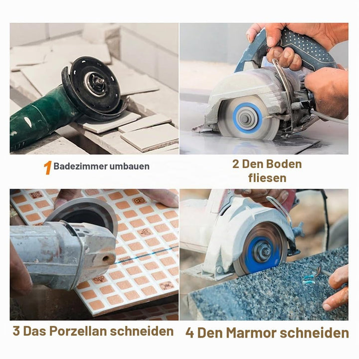 Diamant Fliesenbohrer Set - Diamantbohrer für Fliesen Porzellan Keramik Marmor Granit Bohrungen25&amp;50