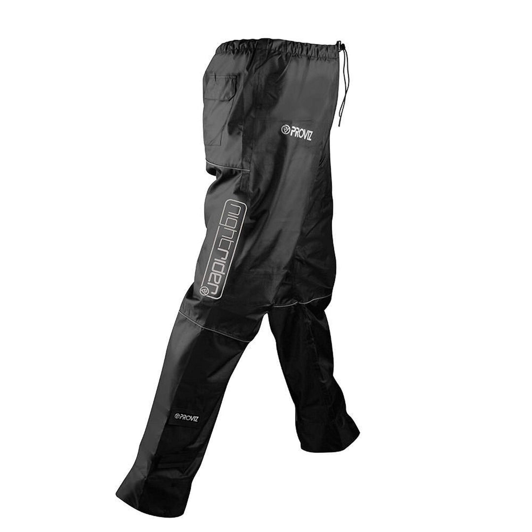 Proviz Herren Nightrider' Hose, Regenhose XL Schwarz, XL Schwarz