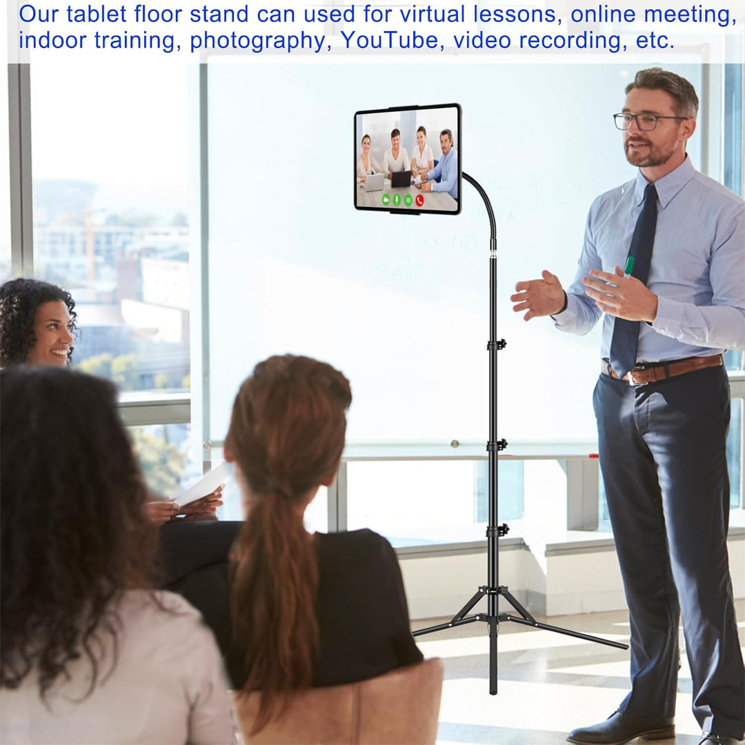 Tablet Stativ Halterung, Tablet Ständer - Höhenverstellbar bis 67” Halter Stativ für 2023 iPad Air M