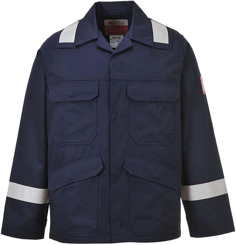 Bizflame Plus Jacket Color: Navy Talla: Large L marine, L marine