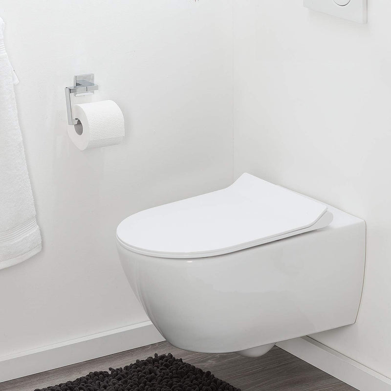 Tiger Toilettensitz Veiros im Super-Slim-Design, extra-flacher WC-Sitz mit Absenkautomatik und Easy-