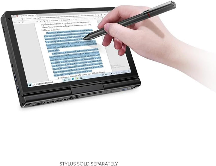 GPD Pocket 3 Mini Laptop mit N6000 Quad-Core CPU, 8GB LPDDR4x RAM, 512GB NVMe SSD, 1920x1200p Touch