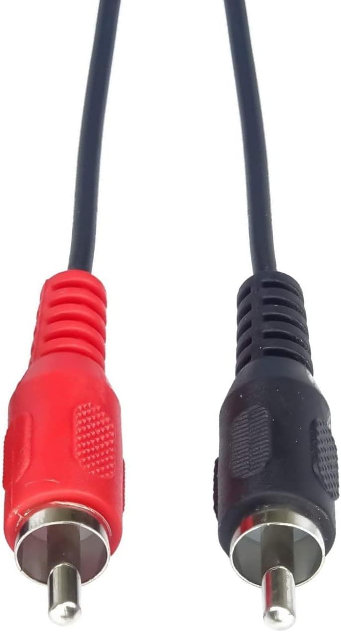 PremiumCord Klinke auf Cinch Y Kabel 10m, Klinkenstecker 3,5mm auf 2x Cinch RCA Stecker, Jack zu RCA
