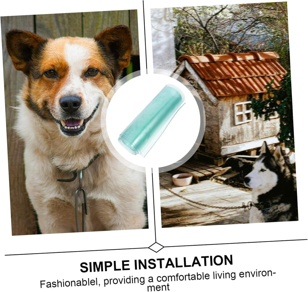 Cabilock Transparente Hundeklappe Ersatzflügel Zuschneidbare Vinyl Streifen für Hundehütte Sichere H