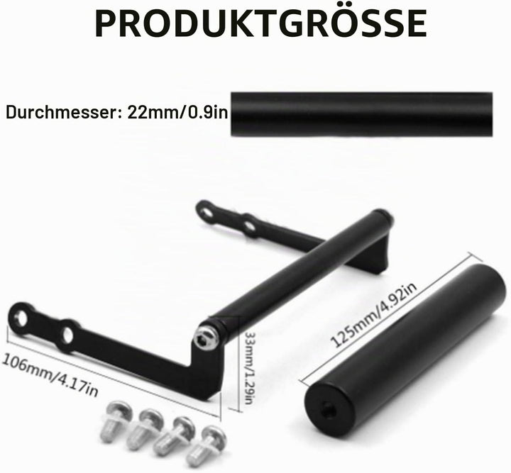 EBTOOLS Versys 1000 Handyhalterung-Motorrad Telefon Support Frame, Motorrad GPS Navigator Halterung