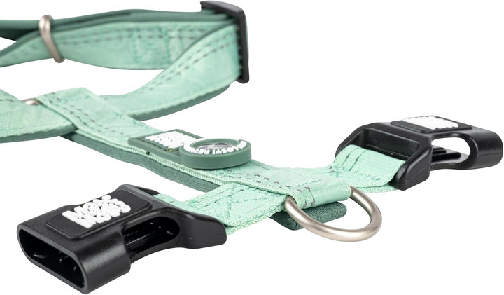 Max &amp; Molly Hundegeschirr Matrix 2.0 Jade/M in H-Form, für Hunde mit Gotcha! Smart ID, Geschirr Hund