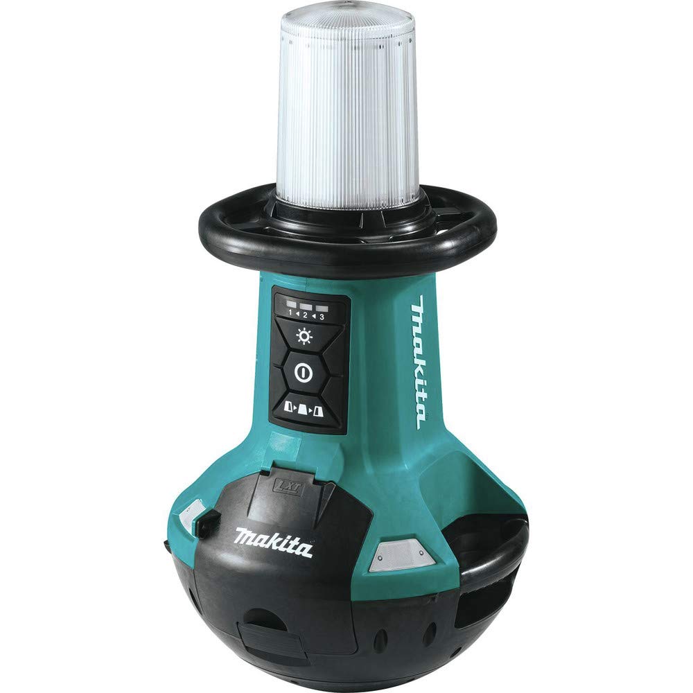 Makita LED-Flächenbeleuchtung (Selbstaufrichtender LED-Baustrahler zur optimalen Ausleuchtung des Ar