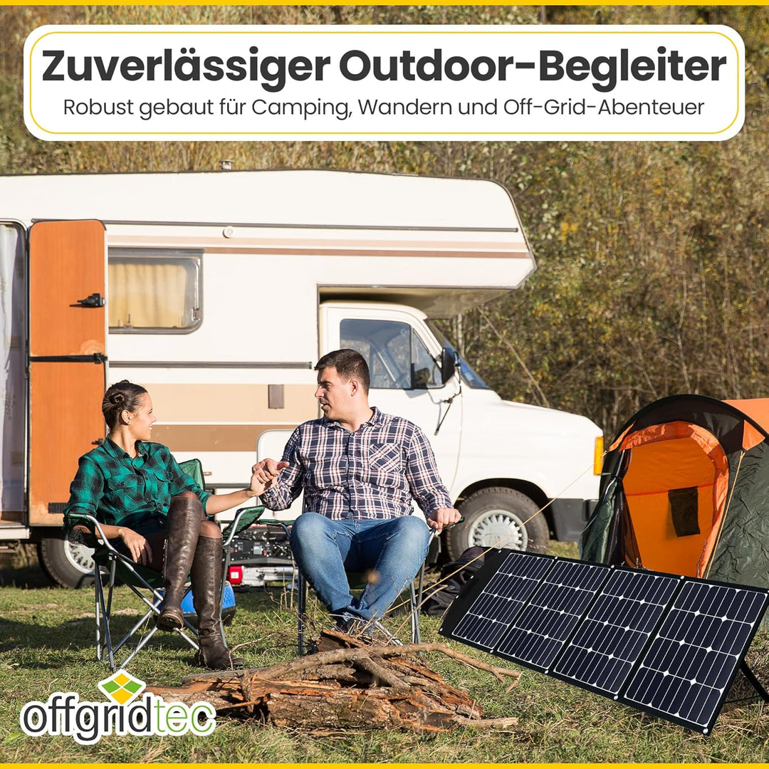 Offgridtec© FSP-2 180W Faltbares Solarmodul mit Sunpower Back-Contact Zellen ohne Laderegler mit pra