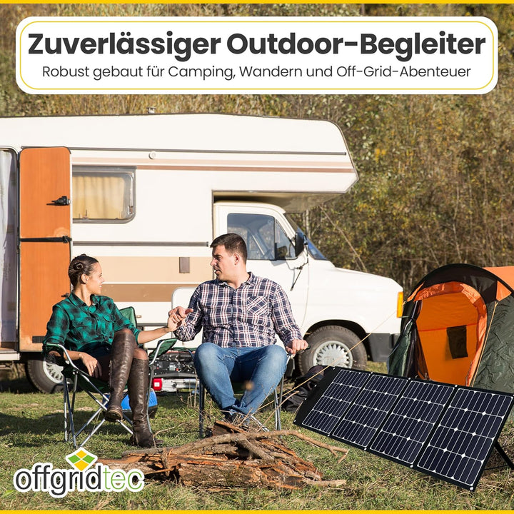 Offgridtec© FSP-2 180W Faltbares Solarmodul mit Sunpower Back-Contact Zellen ohne Laderegler mit pra