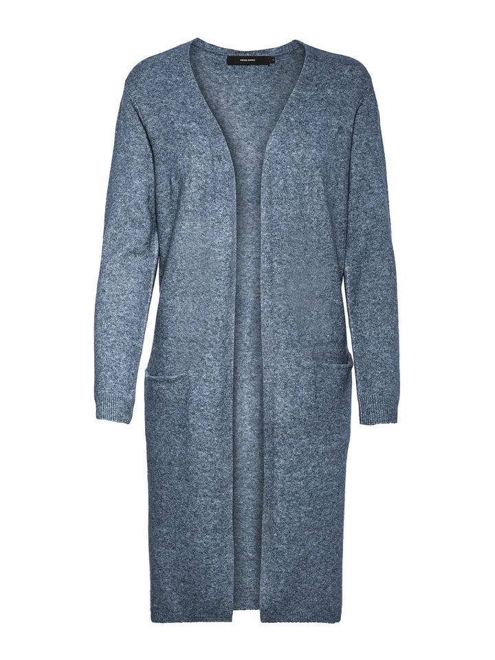 VERO MODA Female Strickjacke VMDOFFY Strickjacke S Navy Blazer Melange, S Navy Blazer Melange
