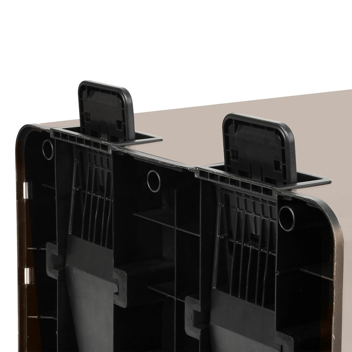 SVITA TMH2X30 Mülleimer 60L Mülltrennsystem 2 Fächer 2x15L Softclose-Deckel Pedal versteckbar Kunsts
