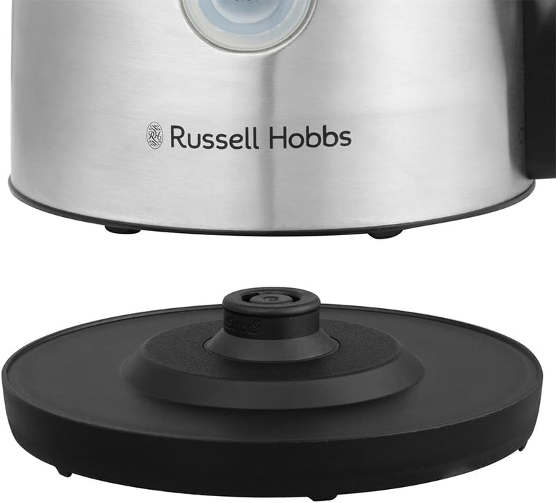 Russell Hobbs Wasserkocher (für heisses Wasser, Tee oder Kaffee, 1,7l Kapazität,Edelstahl,Perfect-Po