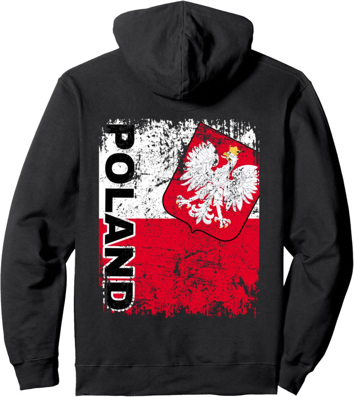 POLEN FLAGGE | Damen Herren Kinder | POLEN Pullover Hoodie