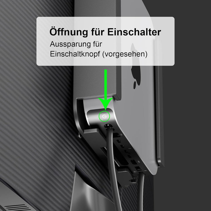 Wandhalterung für Mac mini M4/M4 Pro | Host-Aufbewahrungsbox unter dem Bürotisch, VESA-Wandmontage,