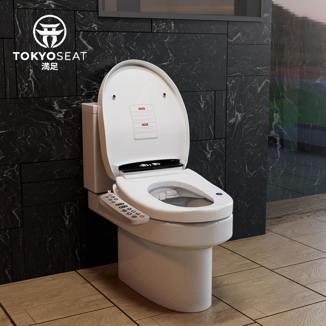 TokyoSeat Japanische Toilette, Dusch WC Aufsatz – Smart Toilet mit Bidet, beheizbarer Toilettenbrill