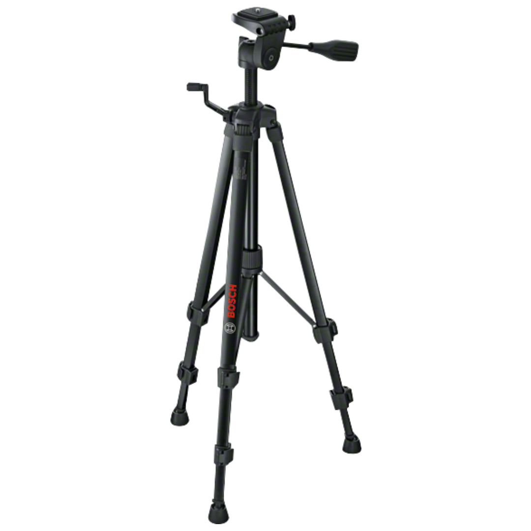 Bosch Professional 0601096B00 Stativ für Laser und Nivellier BT 150 (Höhe: 55 - 157 cm, Gewinde: 1/4